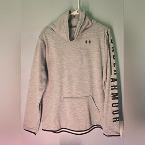 Under Armour Light Gray Pullover with Black Accents